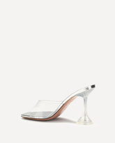 Lupita Glass Sandals - SILVER | Base Blu
