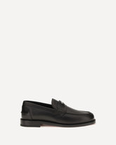 Plato leather Loafers - BLACK | Base Blu