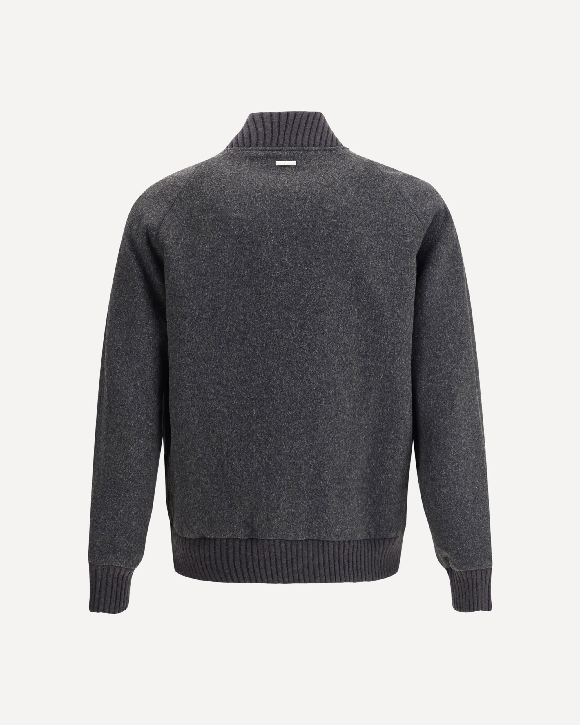 WOOLRICH Wool bomber Jacket GREY | Base Blu