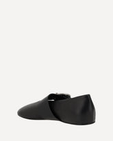 Leather Ballerinas - BLACK | Base Blu