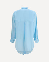 Sailor Marisca silk Shirt - LIGHT BLUE | Base Blu