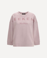 Cotton crewneck Sweatshirt - LILAC  | Base Blu