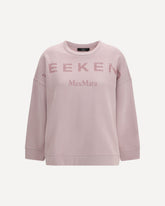 Cotton crewneck Sweatshirt - LILAC  | Base Blu