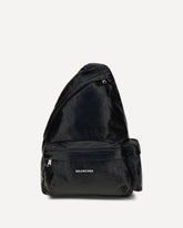 Explorer asymmetric Backpack - BLACK | Base Blu