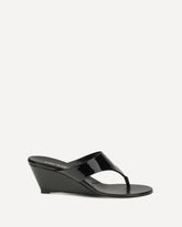 Leather thong Sandals - BLACK | Base Blu