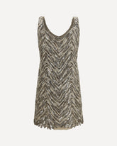 Short sequin Dress - BEIGE | Base Blu
