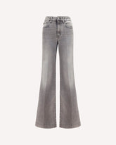 Jackie wide-leg Jeans - GREY | Base Blu