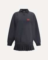 Swatshirt Dress - BLACK | Base Blu