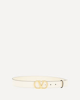 Signature VLogo Belt - WHITE | Base Blu