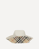 Check Bucket Hat - WHITE | Base Blu