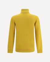 Maglione dolcevita in cashmere - GIALLO | Base Blu