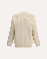 Cardigan in cotone organico - CREMA  | Base Blu