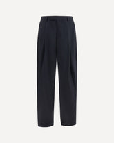 Pants in virgin wool tailoring - BLUE | Base Blu