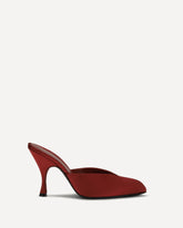 Sitting Pretty Mules - RED | Base Blu