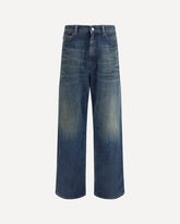 Five-pocket Pants with panel design - BLUE | Base Blu