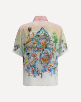 Cuban Collar Shirt - MULTICOLOUR | Base Blu