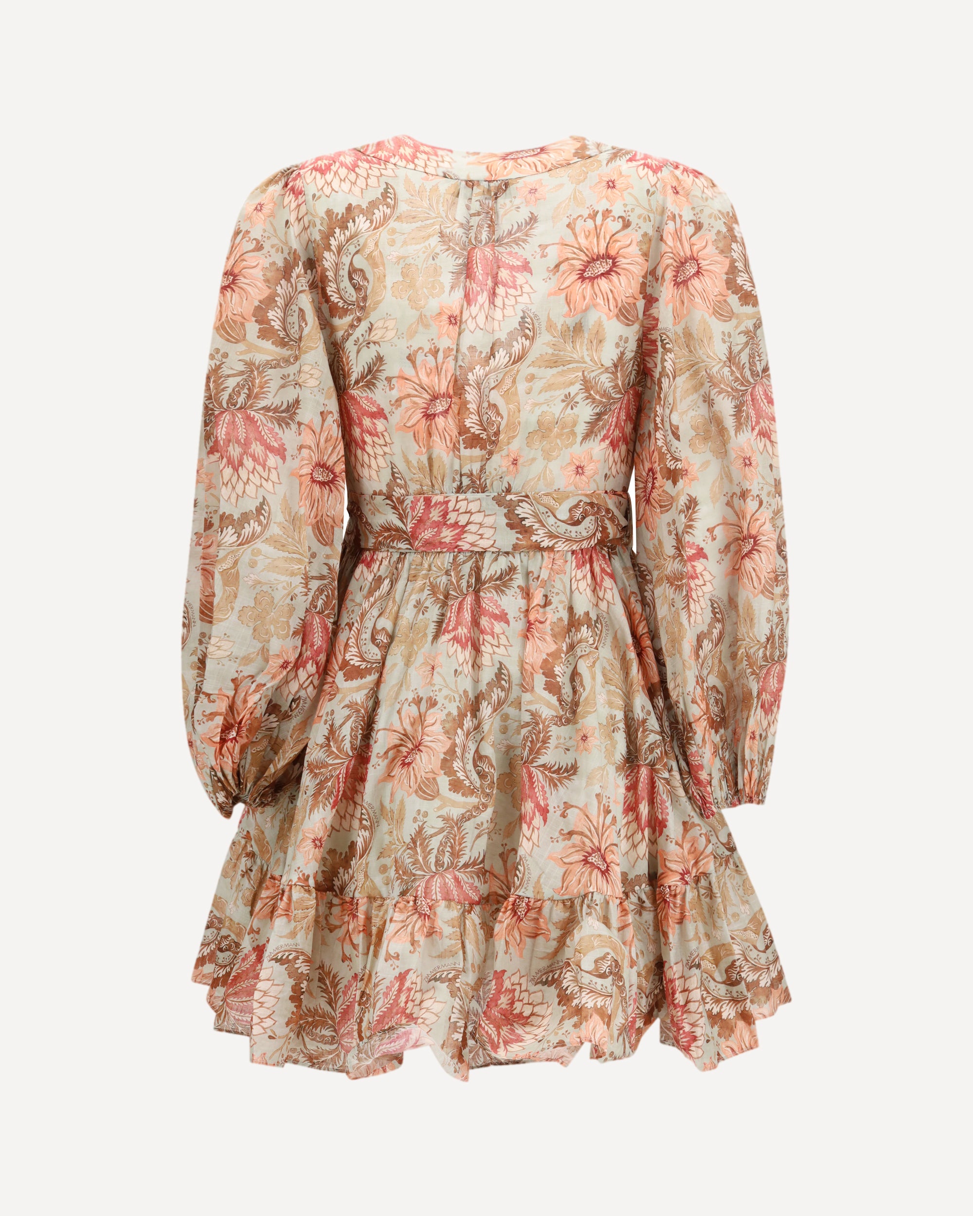 zimmermann pink dress long sleeve Indra Long Sleeve Maxi Dress | Zimmermann