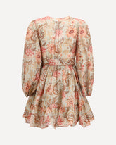 Abito mini a portafoglio Daylight  - ROSA | Base Blu