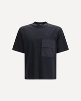 T-shirt con taschino  - NERO | Base Blu