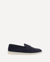 Suede Loafers - BLUE | Base Blu