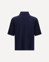 Wool Polo Sweater - BLUE | Base Blu