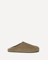 Suede Hudson Mules - BEIGE | Base Blu