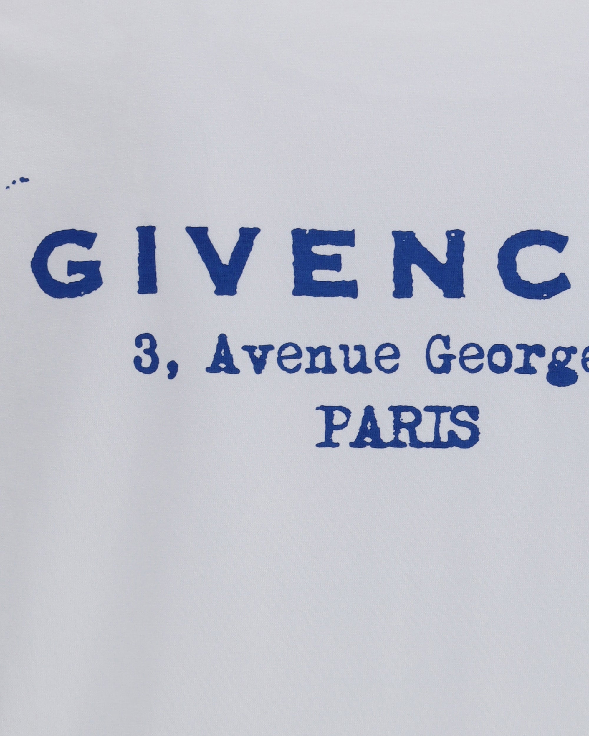 GIVENCHY T-Shirt with logo printed on the back WHITE | Base Blu GIVENCHY T-Shirt with logo printed on the back WHITE | Base Blu
