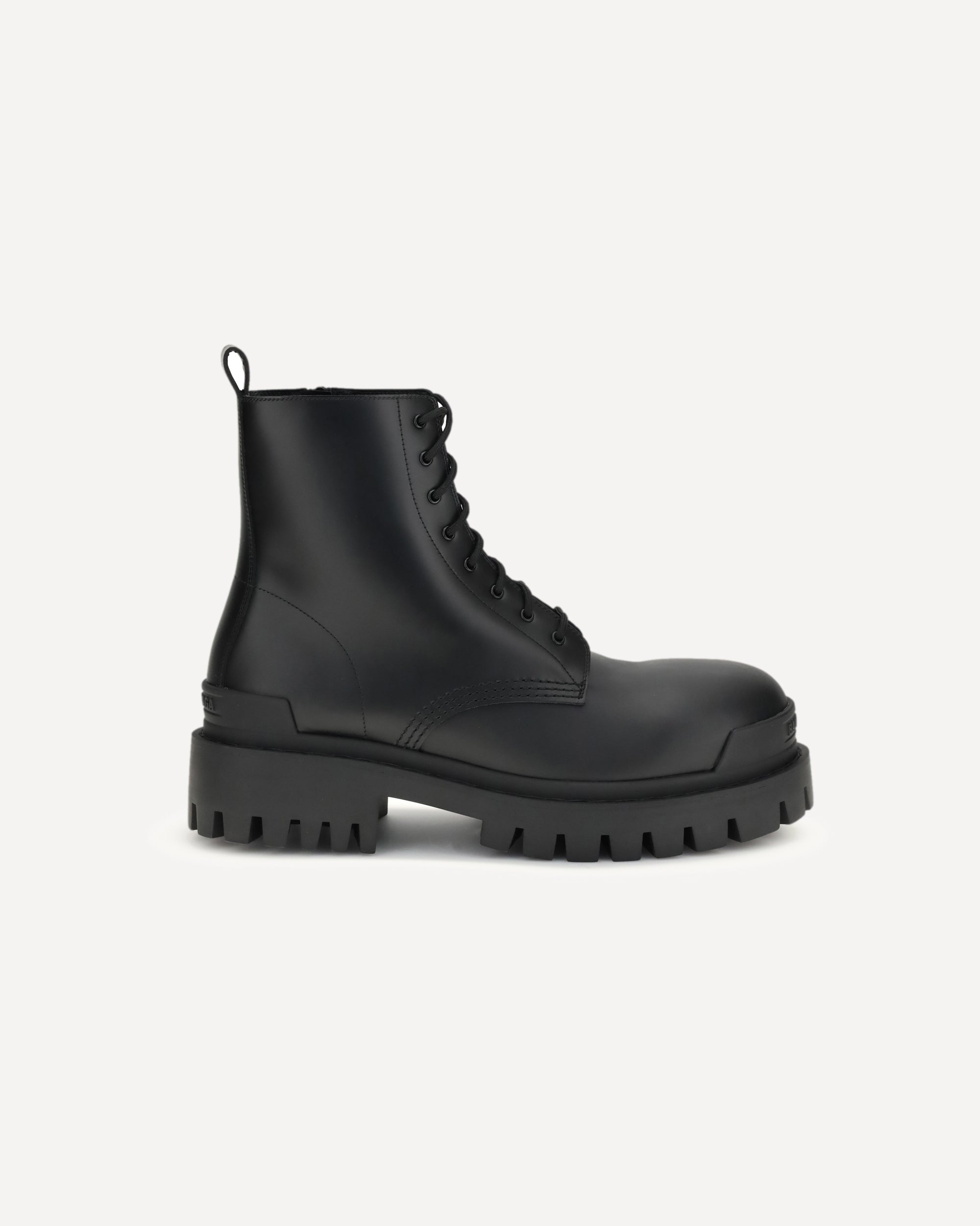 靴 Balenciaga strike boots 42 BALENCIAGA Strike Lace-Up Boots BLACK | Base Blu