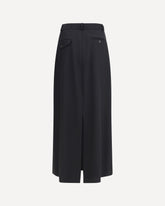 Seraphyne Virgin Wool Skirt - BLACK | Base Blu