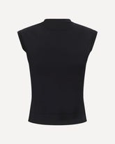 Top smanicato - NERO | Base Blu