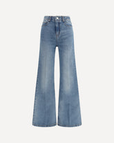 Flared Jeans in denim - LIGHT BLUE | Base Blu