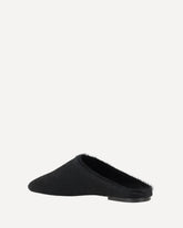 Leather Mules - BLACK | Base Blu