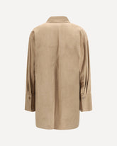 Suede Shirt - BEIGE | Base Blu