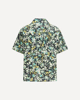 Bowling Shirt with an all-over Papier Floral - MULTICOLOUR | Base Blu