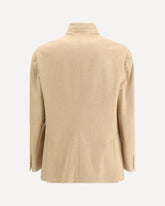 Giacca Camicia in cashmere e vigogna - BEIGE | Base Blu