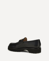 VLogo Signature leather Loafers - BLACK | Base Blu