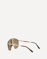 Square aviator Sunglasses - BROWN | Base Blu