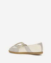 Lace-uo Ballerinas - CREAM | Base Blu