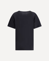 Logo Cotton T-shirt - BLACK | Base Blu