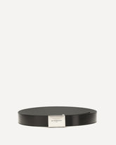 Reversible leather Belt - BLACK | Base Blu