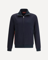 Technical jersey zip-up Jacket - BLUE | Base Blu