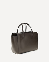 Borsa a Mano Flap media - MARRONE | Base Blu