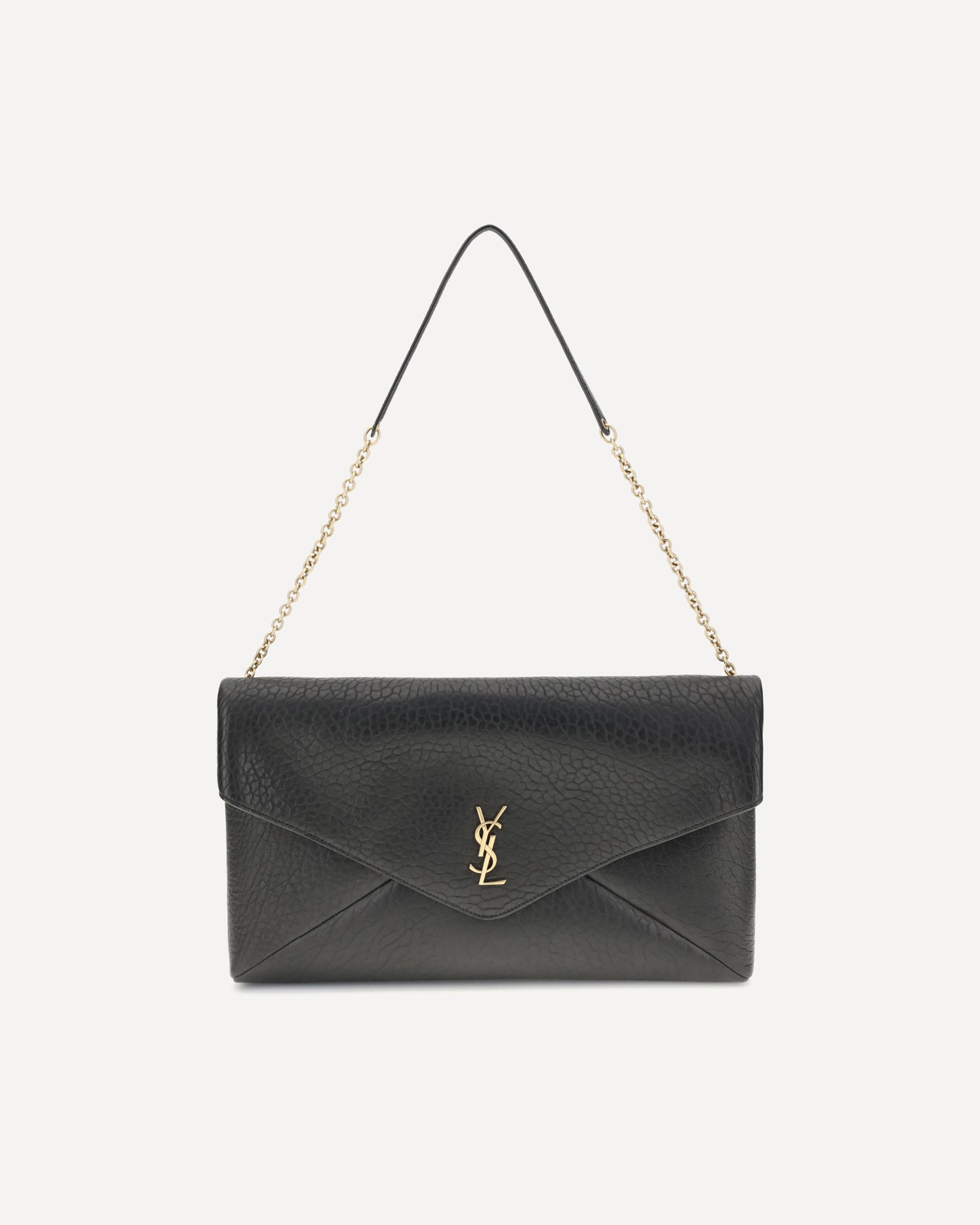 SAINT LAURENT Cassandre XXL Shoulder Bag BLACK | Base Blu