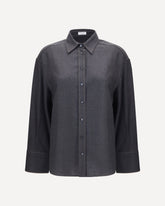 Virgin wool Shirt - GREY | Base Blu