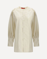 Cher Poplin Fermo Shirt - CREAM | Base Blu