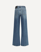 Lotta Luxe wide leg Jeans - BLUE | Base Blu