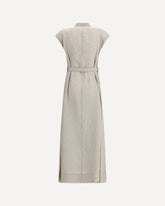 Long linen Dress - BEIGE | Base Blu