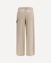 Lauryn Jeans with jeweled cord - BEIGE | Base Blu