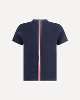 T-shirt with iconic bands - BLUE | Base Blu