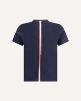 T-Shirt with iconic bands - BLUE | Base Blu